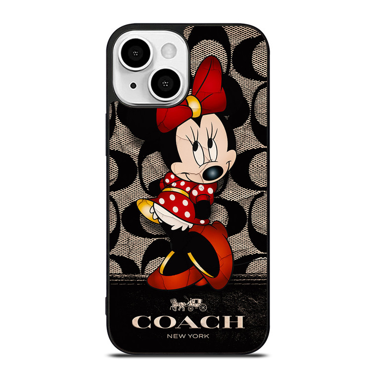 CUTE COACH MINNIE MOUSE iPhone 13 Mini Case Cover