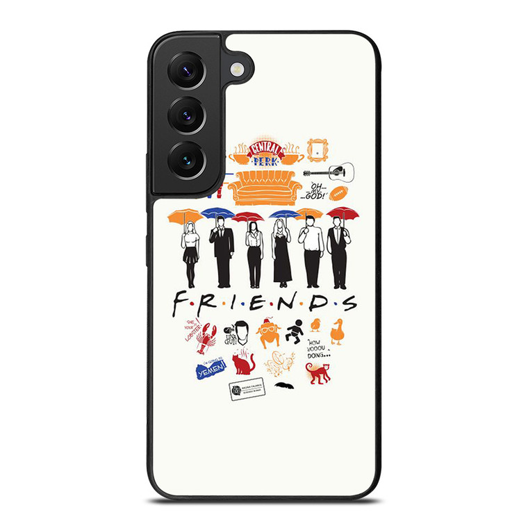 FRIENDS TV SHOW CLIP ART Samsung Galaxy S22 Plus Case Cover