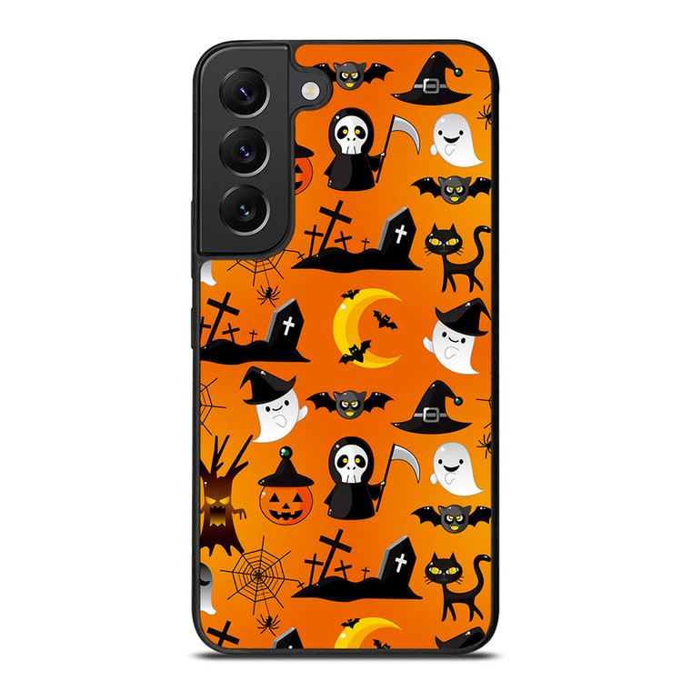 HAPPY HALLOWEEN CARTOON PATERN Samsung Galaxy S22 Plus Case Cover