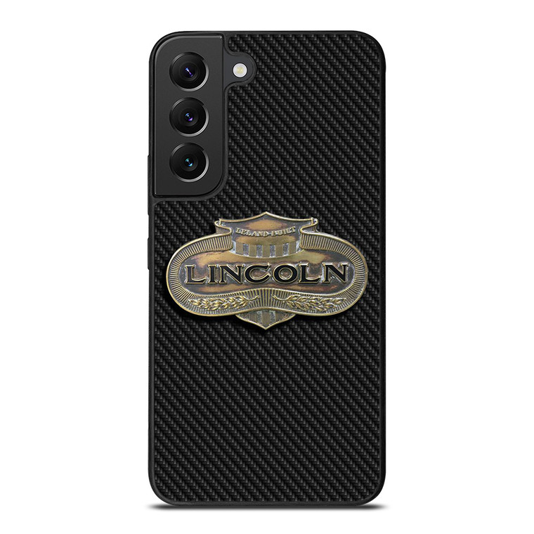 LINCOLN MOTOR LOGO CARBON Samsung Galaxy S22 Plus Case Cover