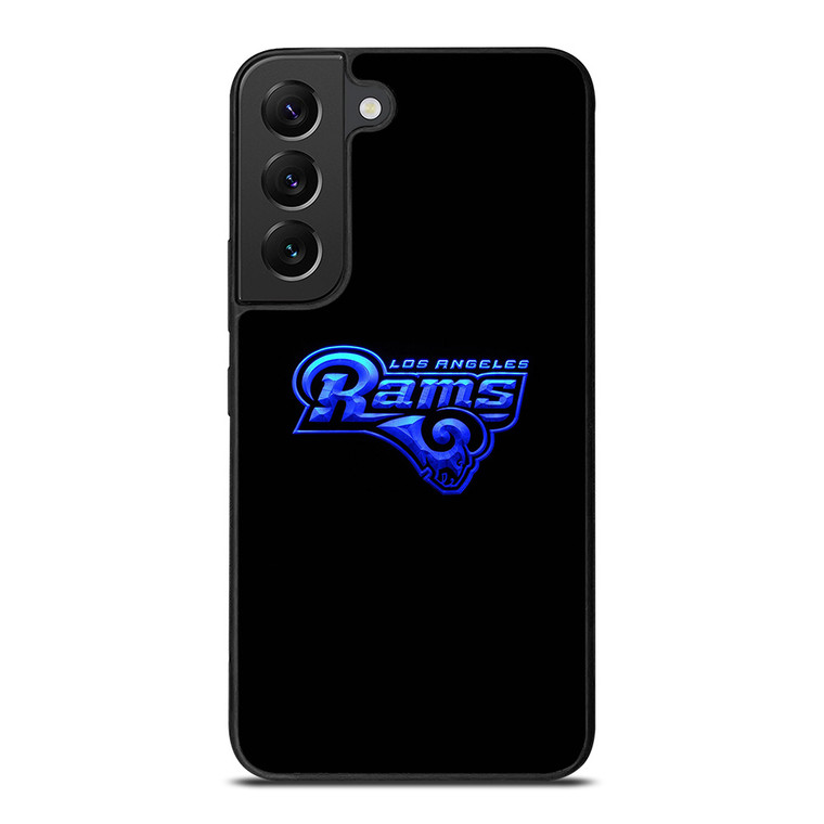 LOS ANGELES RAMS NEON BLUE LOGO Samsung Galaxy S22 Plus Case Cover