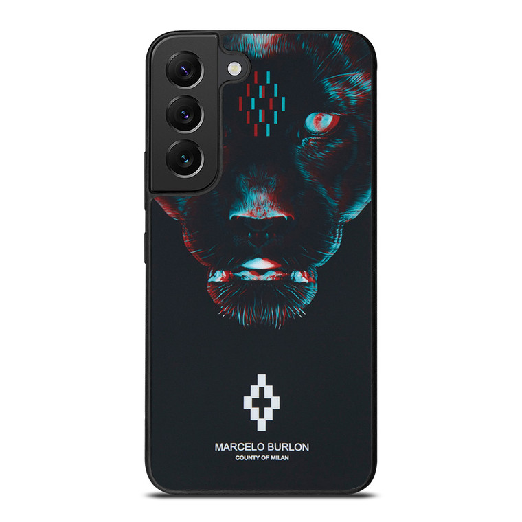 MARCELO BURLON BLACK PANTHER Samsung Galaxy S22 Plus Case Cover