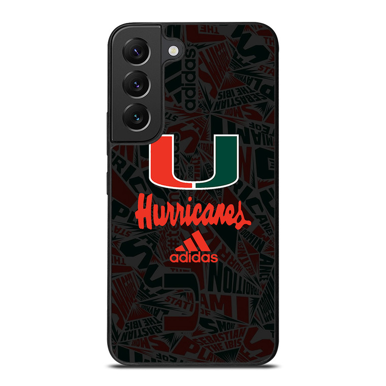 MIAMI HURRICANES UM ADIDAS Samsung Galaxy S22 Plus Case Cover
