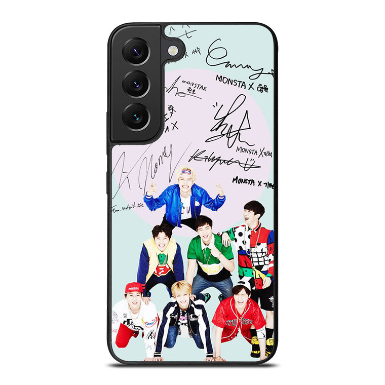 MONSTA X K POP SIGNATURE Samsung Galaxy S22 Plus Case Cover