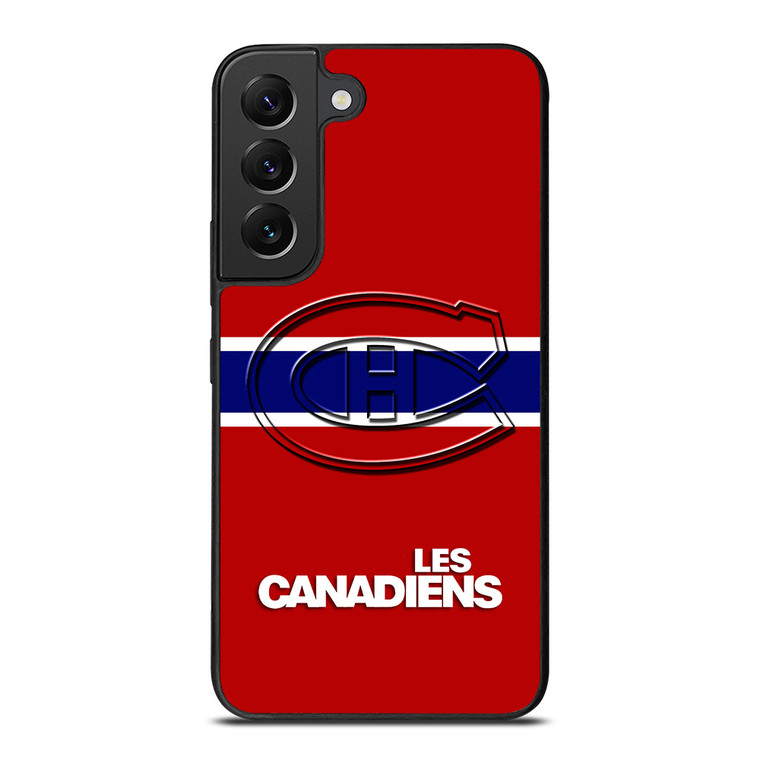 MONTREAL LES CANADIENS STRIPED LOGO Samsung Galaxy S22 Plus Case Cover