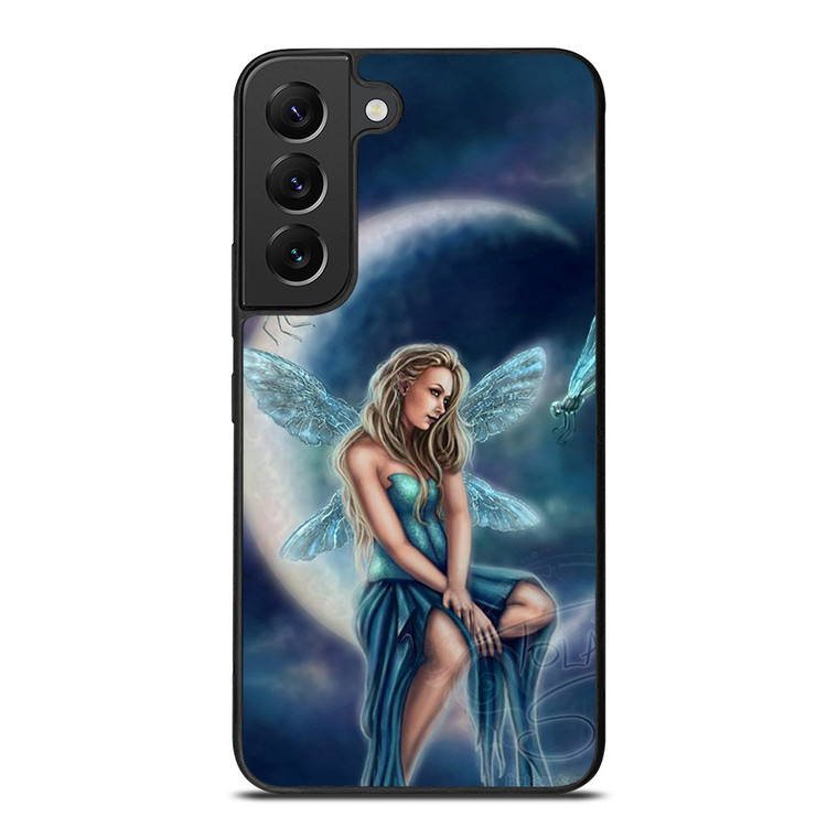 MOON DRAGONFLY FAIRY ART Samsung Galaxy S22 Plus Case Cover