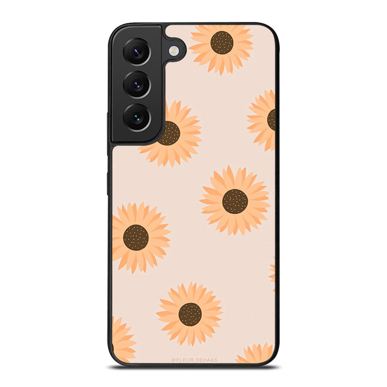 PASTEL SUNFLOWER PATTERN Samsung Galaxy S22 Plus Case Cover