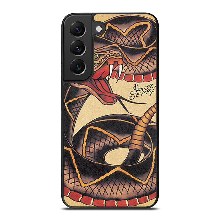SAILOR JERRY SNAKE TATTOO Samsung Galaxy S22 Plus Case Cover SAILOR JERRY SNAKE TATTOO Samsung Galaxy S22 Plus Case Cover