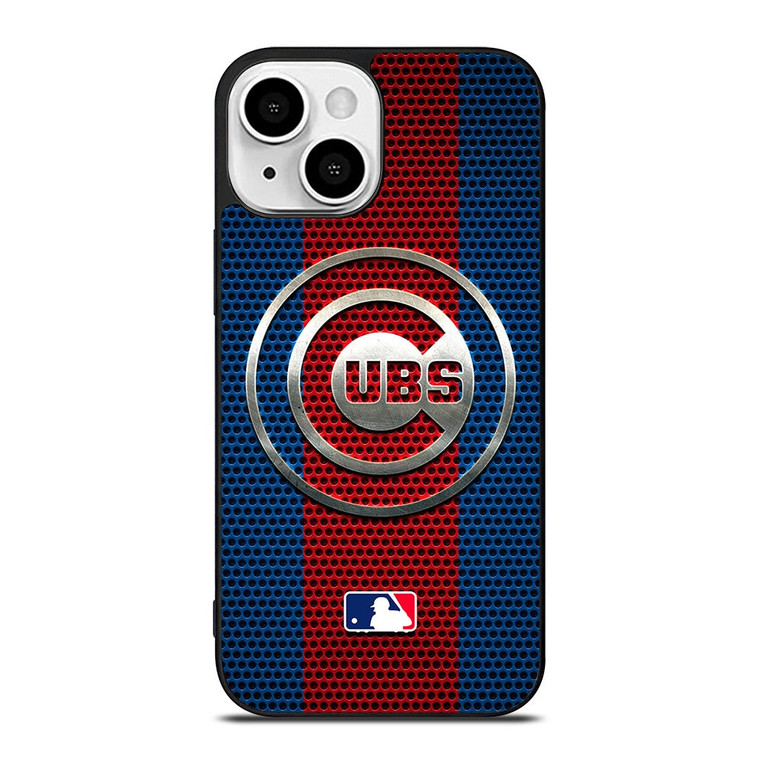 CHICAGO CUBS METAL LOGO iPhone 13 Mini Case Cover