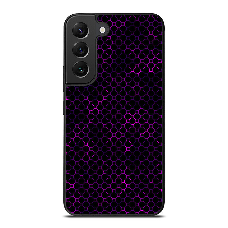 STYLISH HEXAGONAL VIOLET PATTERN Samsung Galaxy S22 Plus Case Cover