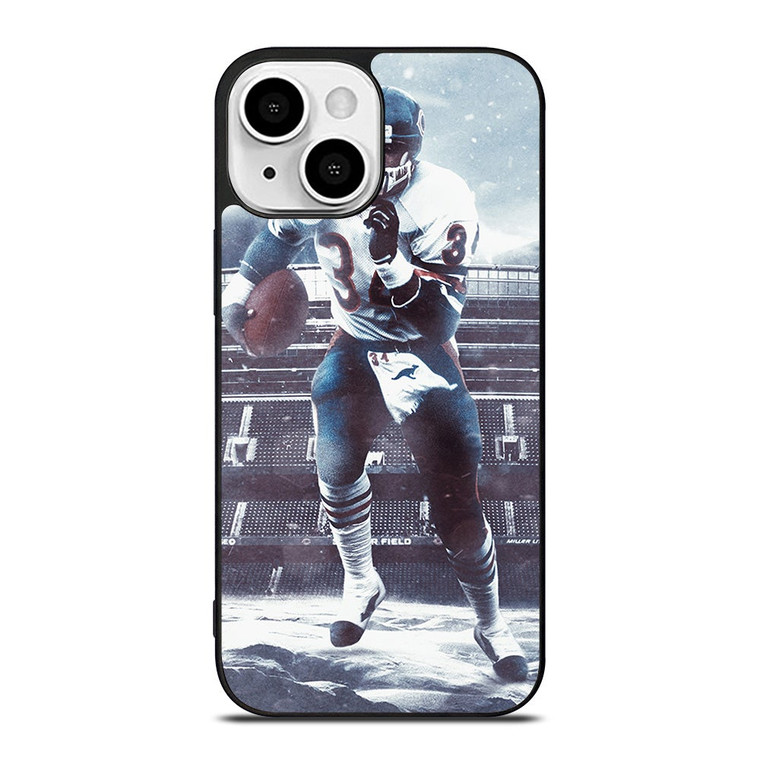 CHICAGO BEARS WALTER PAYTON NFL FOOTBALL iPhone 13 Mini Case Cover