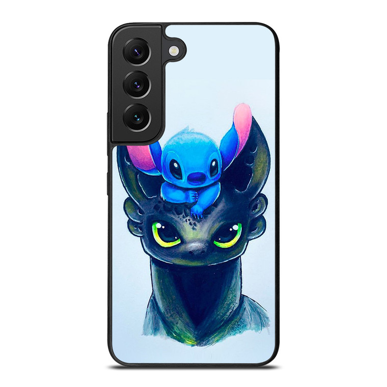 TOOTHLESS AND STITCH ART Samsung Galaxy S22 Plus Case Cover
