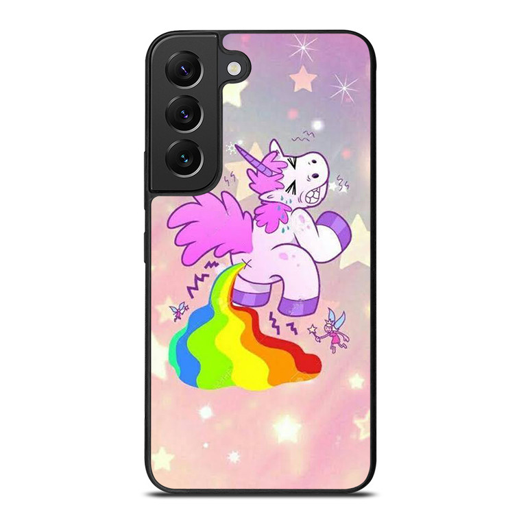 UNICORN POOPING RAINBOW Samsung Galaxy S22 Plus Case Cover