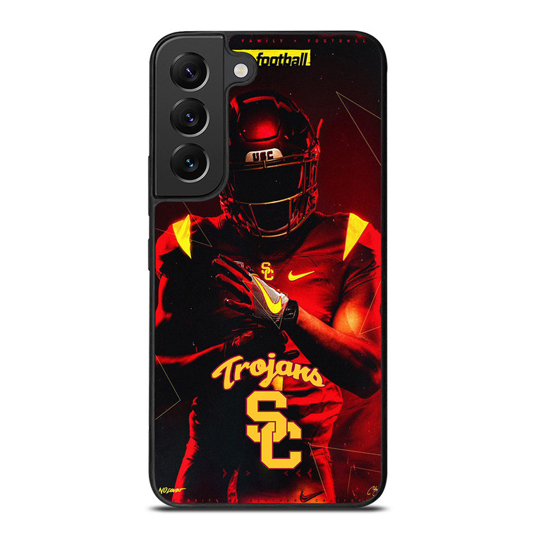 USC FOOTBALL TROJANS LOGO Samsung Galaxy S22 Plus Case Cover