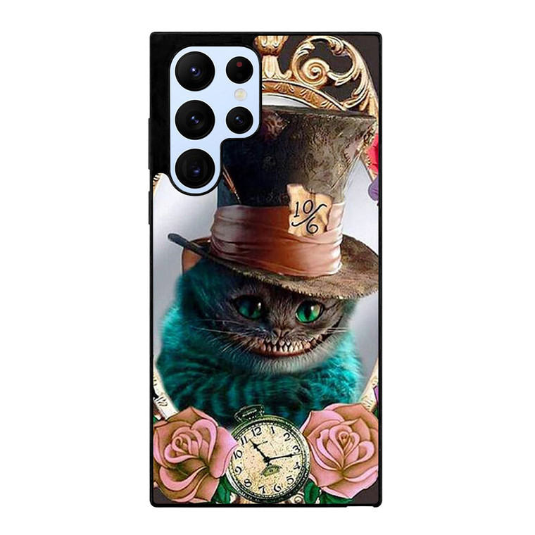 ALICE IN WONDERLAND CAT CUTE Samsung Galaxy S22 Ultra Case Cover
