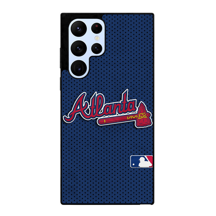 ATLANTA BRAVES JERSEY LOGO Samsung Galaxy S22 Ultra Case Cover