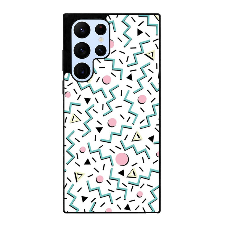 BACK TO 80S PATTERN Samsung Galaxy S22 Ultra Case Cover
