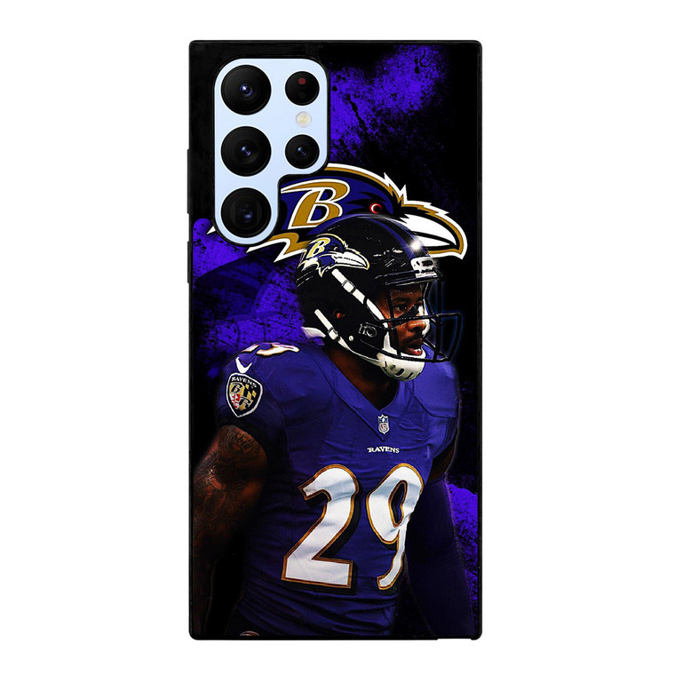 BALTIMORE RAVENS MARLON HUMPHREY 29 NFL Samsung Galaxy S22 Ultra Case Cover
