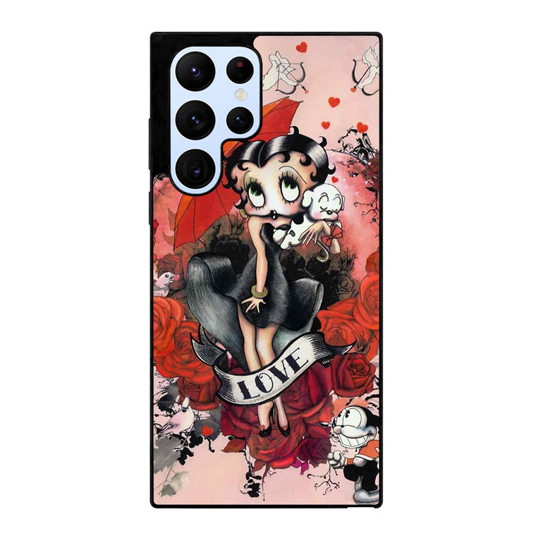 BETTY BOOP LOVE CARTOON Samsung Galaxy S22 Ultra Case Cover