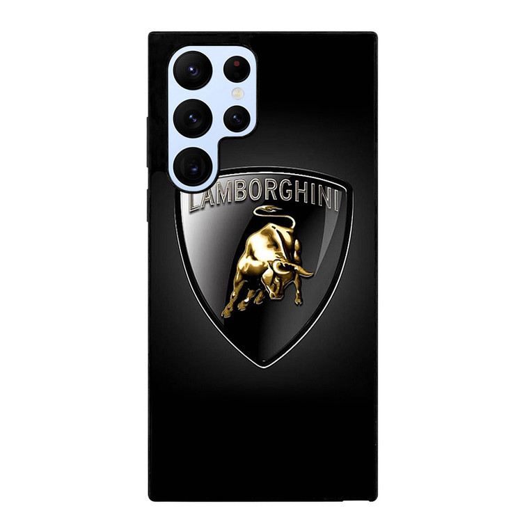 BLACK LAMBORGHINI LOGO Samsung Galaxy S22 Ultra Case Cover