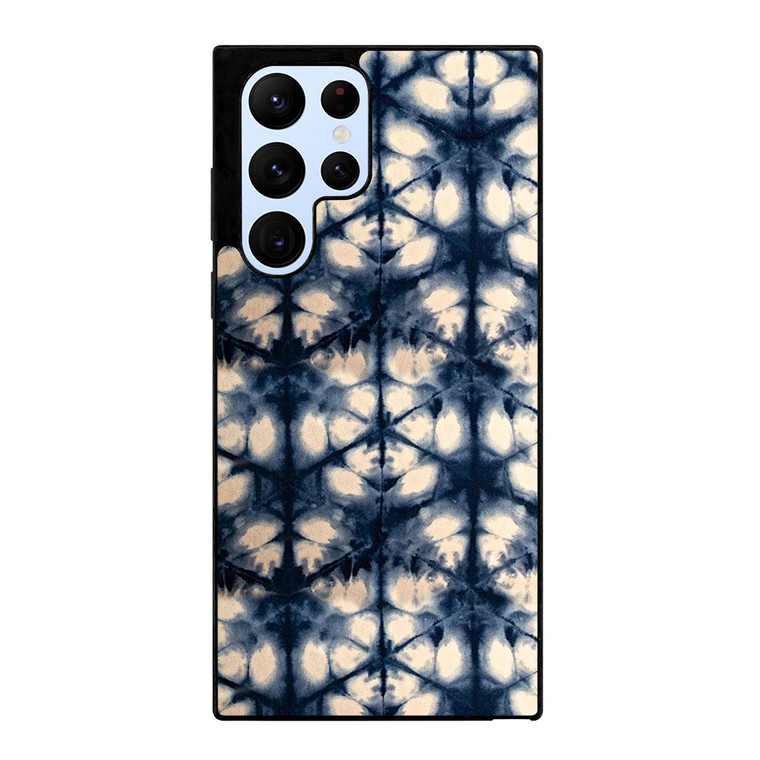 BLUE WILDFLOWER PATTERN Samsung Galaxy S22 Ultra Case Cover