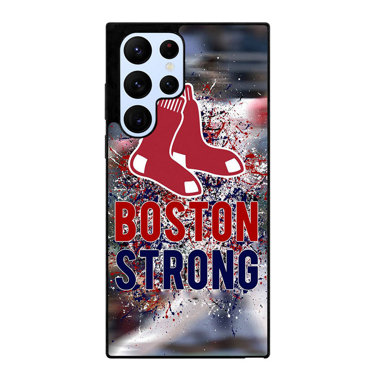 BOSTON RED SOX STRONG ART Samsung Galaxy S22 Ultra Case Cover