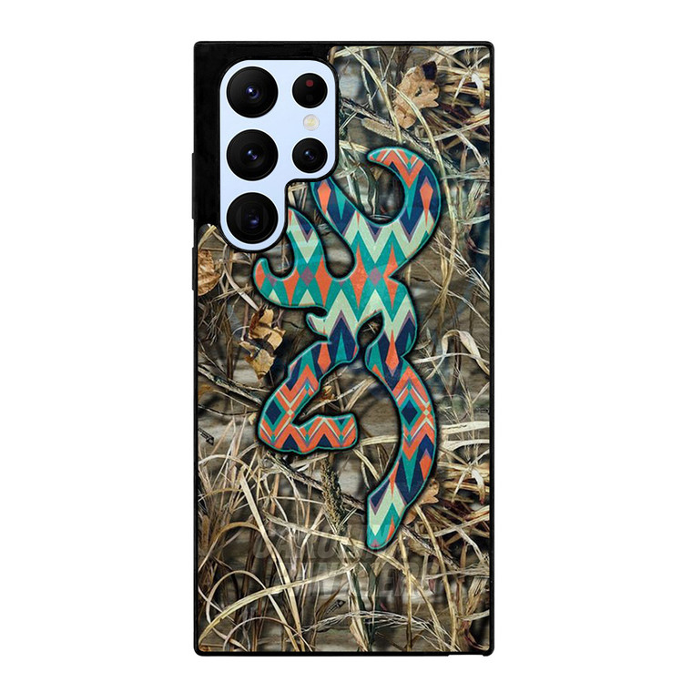 CAMO BROWNING LOGO Samsung Galaxy S22 Ultra Case Cover