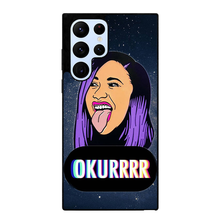 CARDI B FACE CARTOON Samsung Galaxy S22 Ultra Case Cover