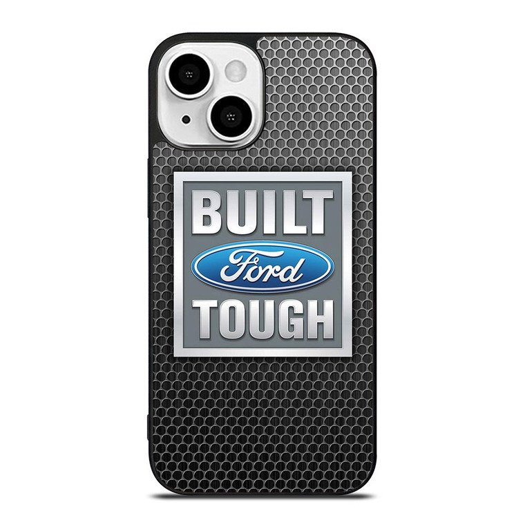 BUILT FORD TOUGH METAL CARBON iPhone 13 Mini Case Cover