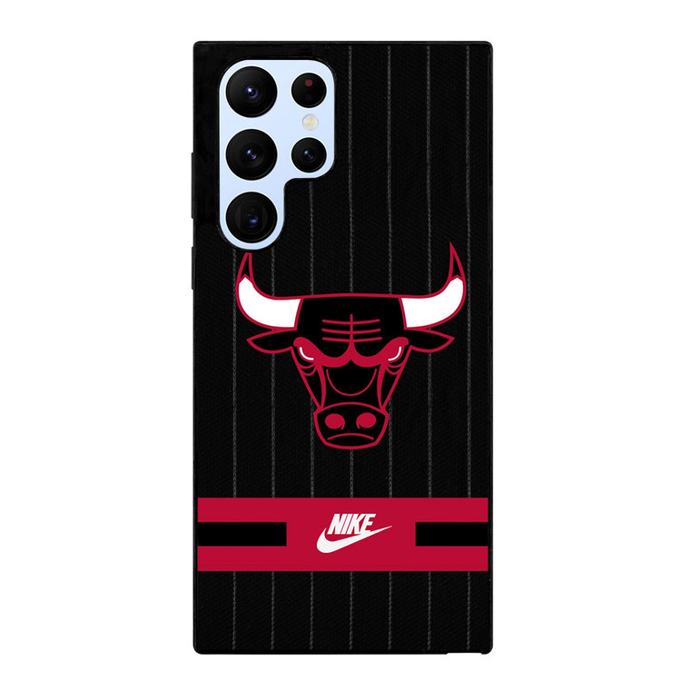 CHICAGO BULLS NIKE STRIPE Samsung Galaxy S22 Ultra Case Cover