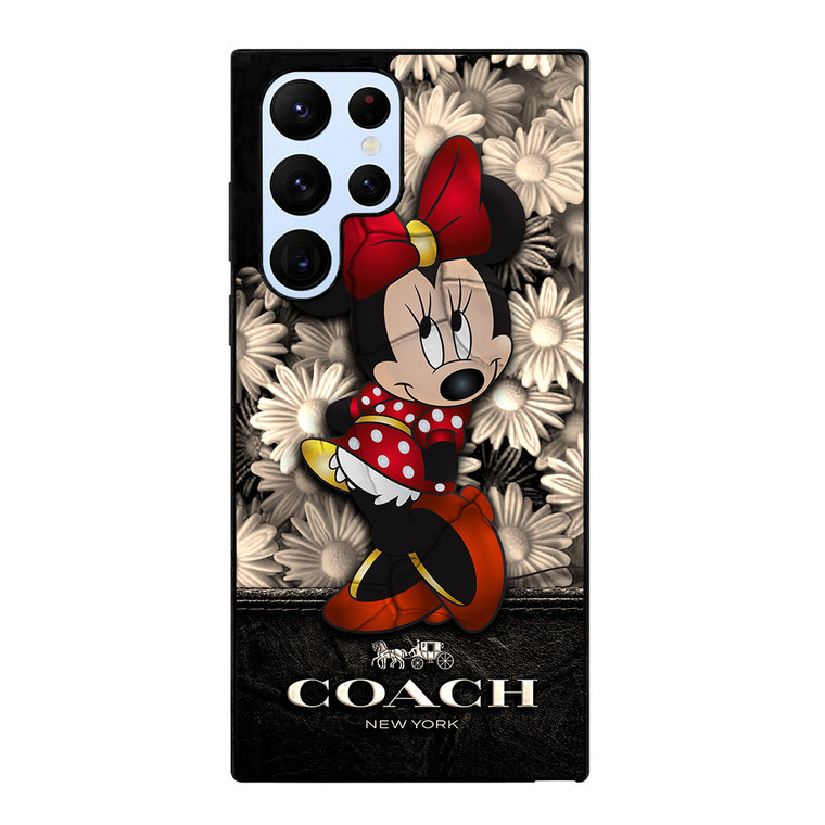 COACH FLOWER MINNIE MOUSE Samsung Galaxy S22 Ultra Case Cover
