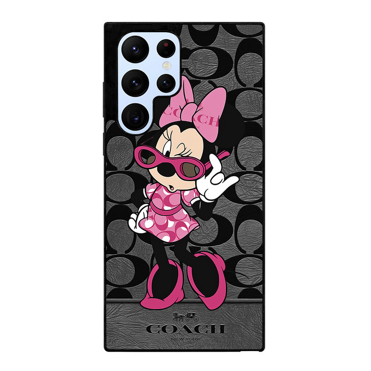 COACH MINNIE MOUSE CUTE Samsung Galaxy S22 Ultra Case Cover