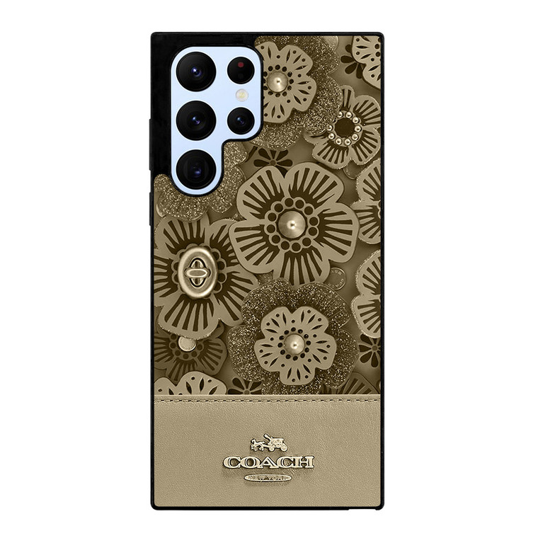 COACH NEW YORK TEA ROSE Samsung Galaxy S22 Ultra Case Cover