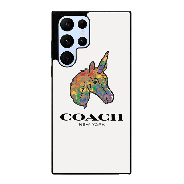 COACH NEW YORK UNICORN Samsung Galaxy S22 Ultra Case Cover