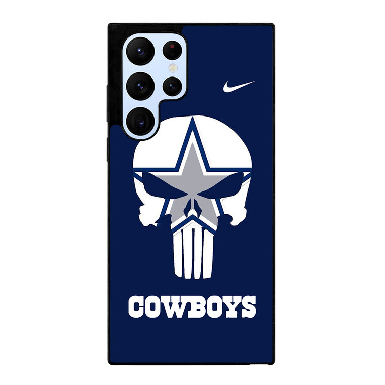 DALLAS COWBOYS NIKE THE PUNISHER Samsung Galaxy S22 Ultra Case Cover DALLAS COWBOYS NIKE THE PUNISHER Samsung Galaxy S22 Ultra Case Cover