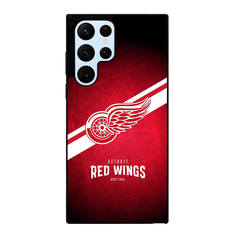 DETROIT RED WINGS NHL TEAM LOGO Samsung Galaxy S22 Ultra Case Cover