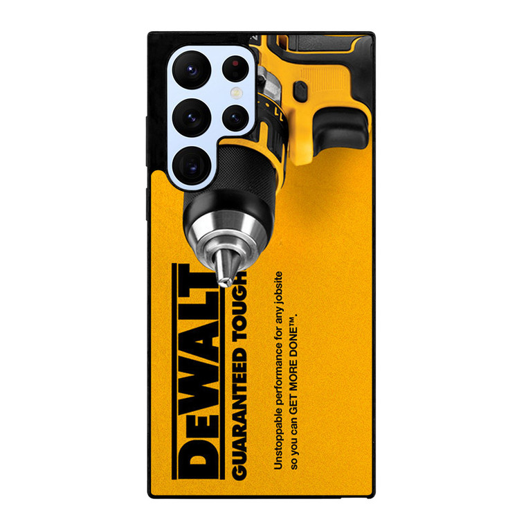 DEWALT GUARANTEED TOUGH LOGO Samsung Galaxy S22 Ultra Case Cover