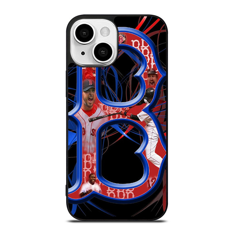 BOSTON RED SOX LOGO ART iPhone 13 Mini Case Cover