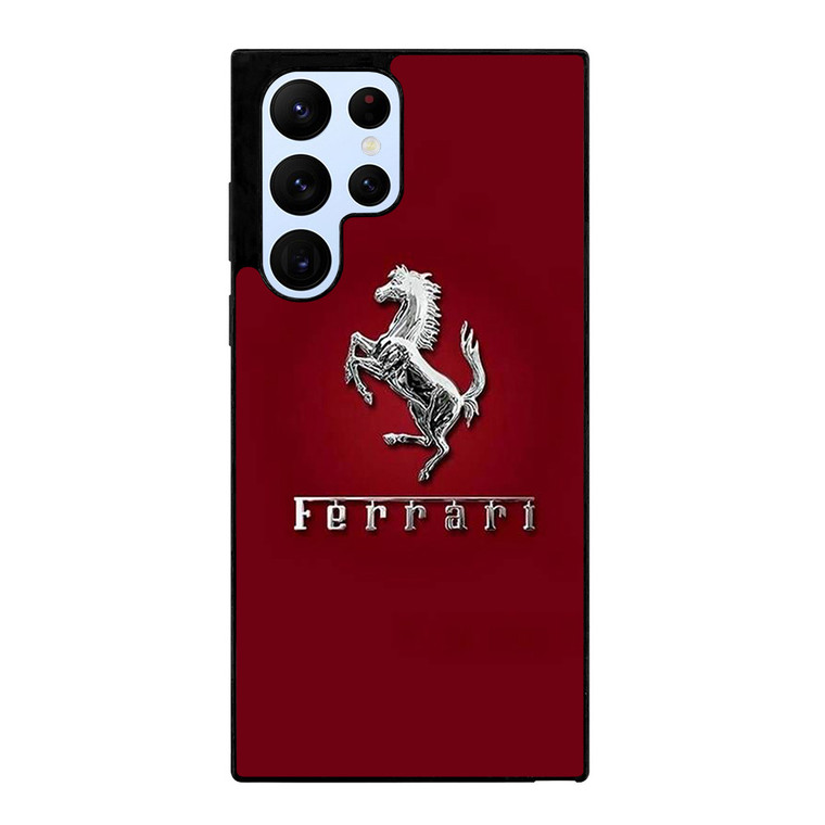 FERRARI LOGO RED Samsung Galaxy S22 Ultra Case Cover