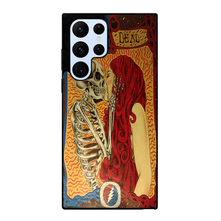 GRATEFUL DEAD KISSING SKELETON Samsung Galaxy S22 Ultra Case Cover