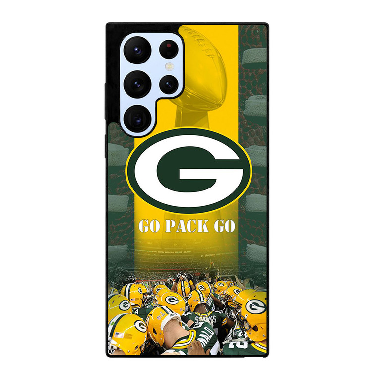 GREEN BAY PACKERS GO PACK GO Samsung Galaxy S22 Ultra Case Cover