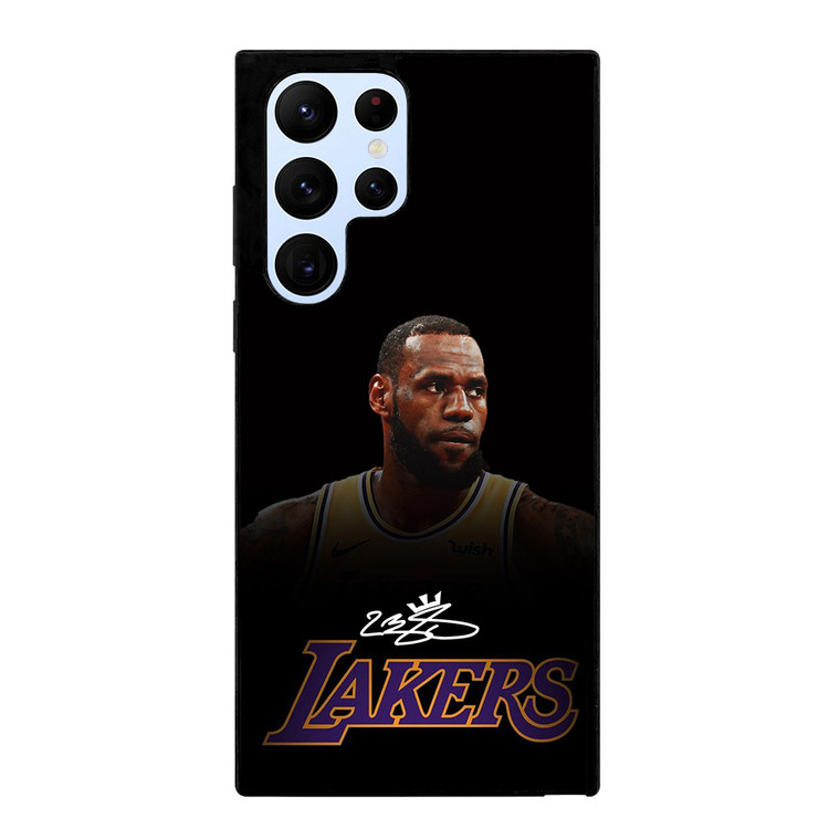 LEBRON JAMES LA LAKERS AUTOGRAPH Samsung Galaxy S22 Ultra Case Cover