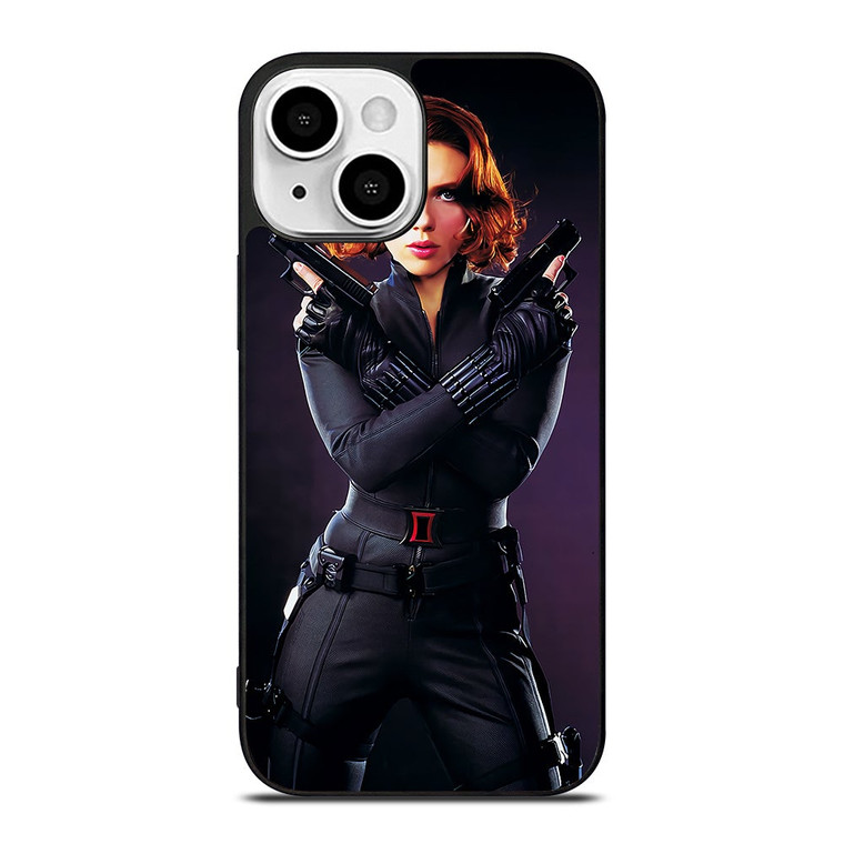 BLACK WIDOW SEXY GUN AVENGERS iPhone 13 Mini Case Cover