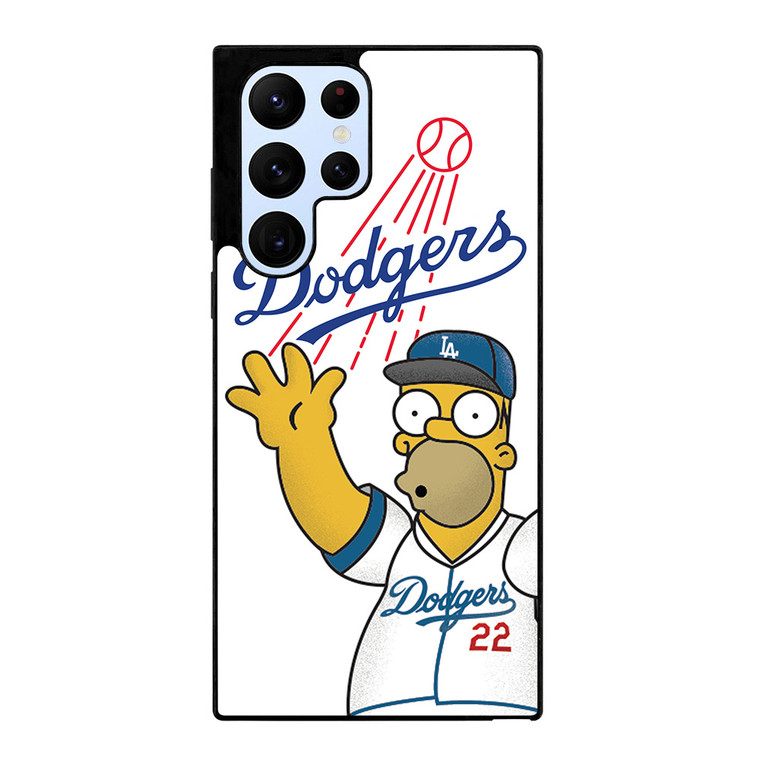 LOS ANGELES DODGERS THE SIMPSONS Samsung Galaxy S22 Ultra Case Cover