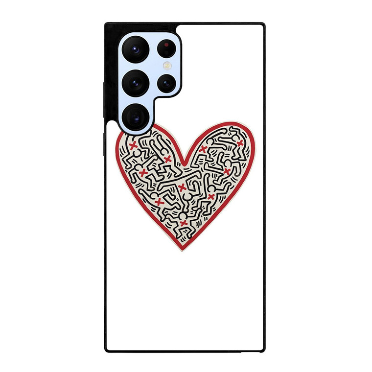 LOVE KEITH HARING Samsung Galaxy S22 Ultra Case Cover