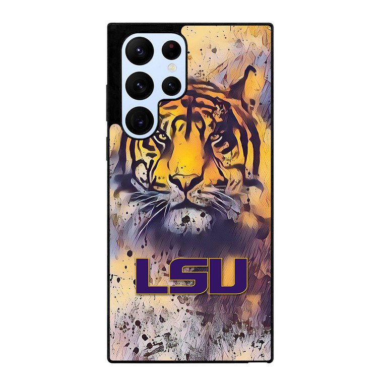 LSU TIGERS ART LOGO Samsung Galaxy S22 Ultra Case Cover