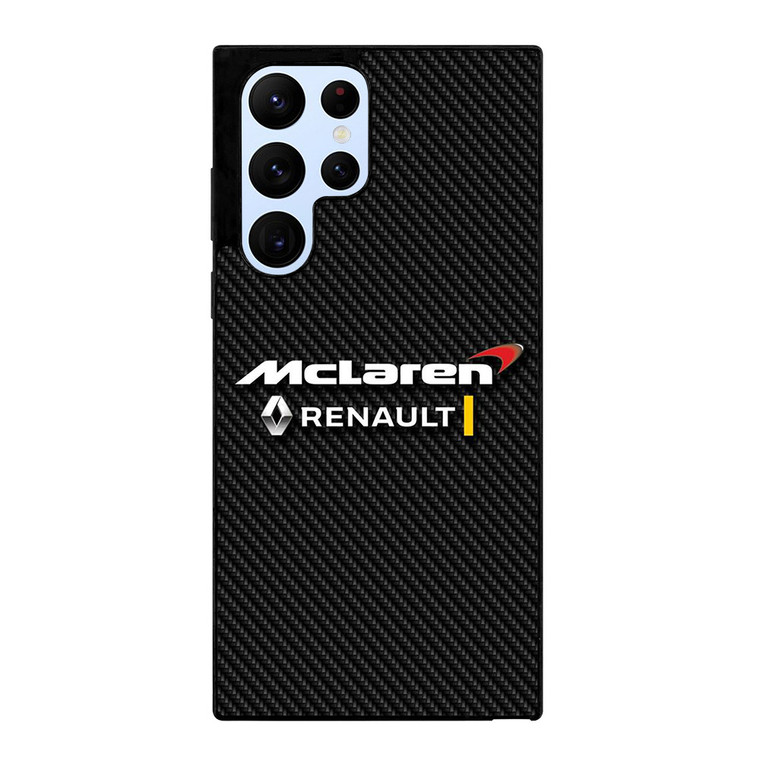MCLAREN RENAULT LOGO CARBON. Samsung Galaxy S22 Ultra Case Cover