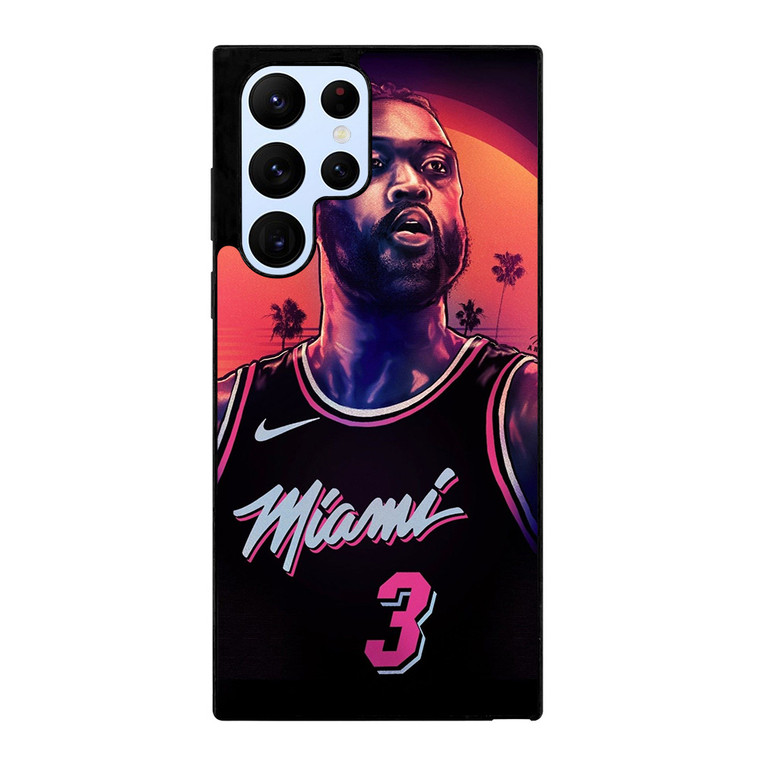 MIAMI HEAT DWYANE WADE 3 NBA Samsung Galaxy S22 Ultra Case Cover