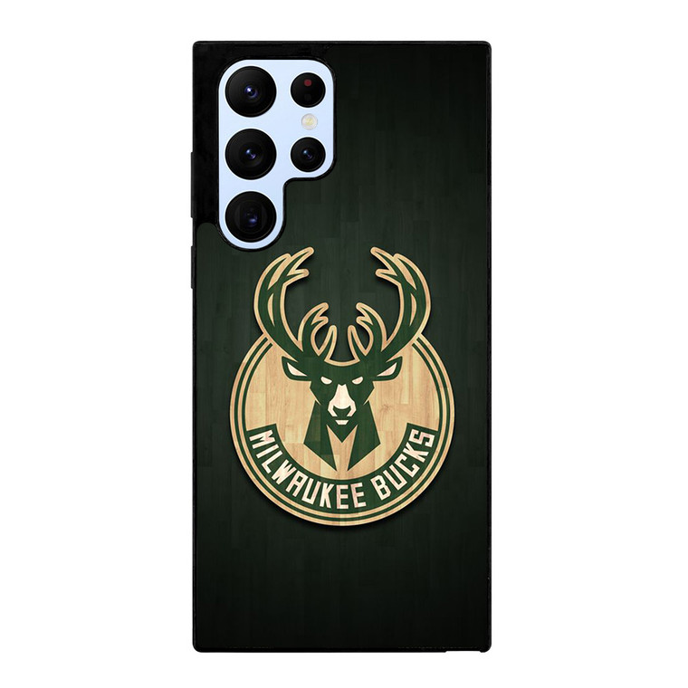 MILWAUKEE BUCKS WOODEN LOGO Samsung Galaxy S22 Ultra Case Cover