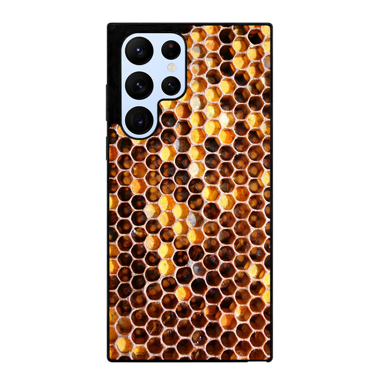 NATURAL HONEYCOMB PATTERN Samsung Galaxy S22 Ultra Case Cover